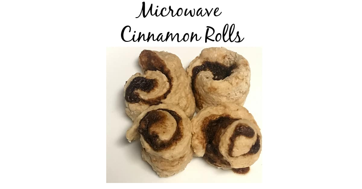 Vegan Microwave Cinnamon Rolls Angie's Recipe Garden