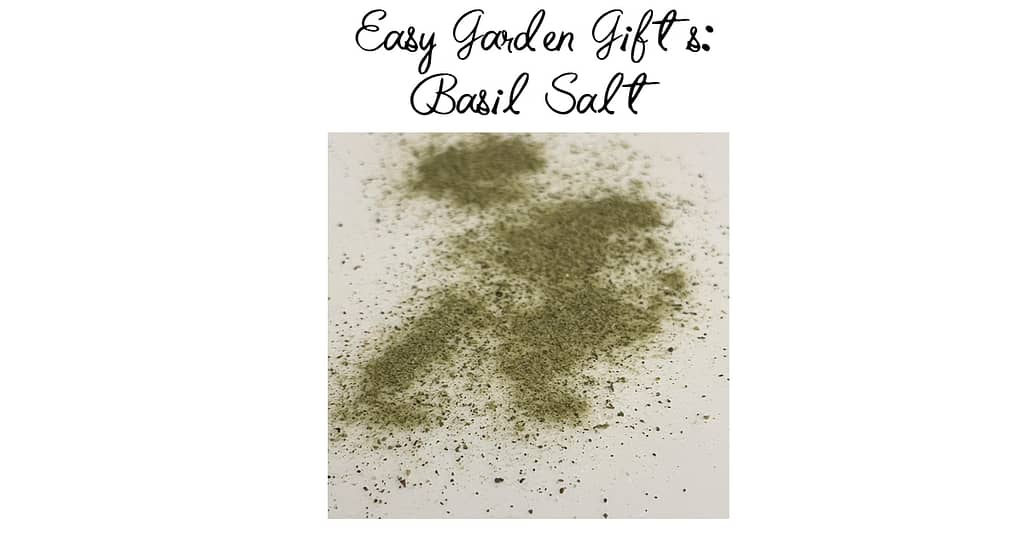 Basil is easy to grow and will grow faster the more we trim it. If it's time to trim back your basil, consider making basil salt. Adds a fresh kick to any dish!
