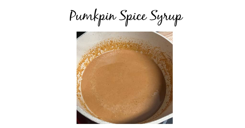 Pumpking Spice Syrup