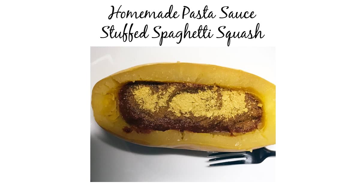 How To Quickly Make Homemade Pasta Sauce Stuffed Spaghetti Squash