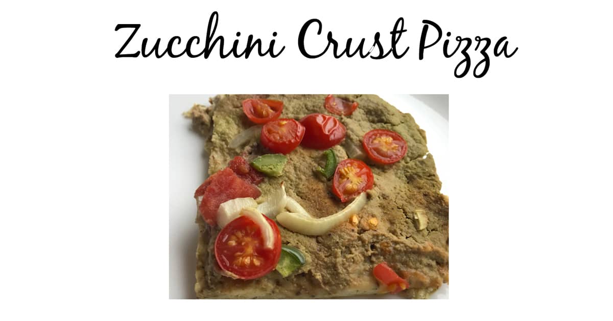 How I Made An Easy Guilt-Free Zucchini Crust Diet Pizza