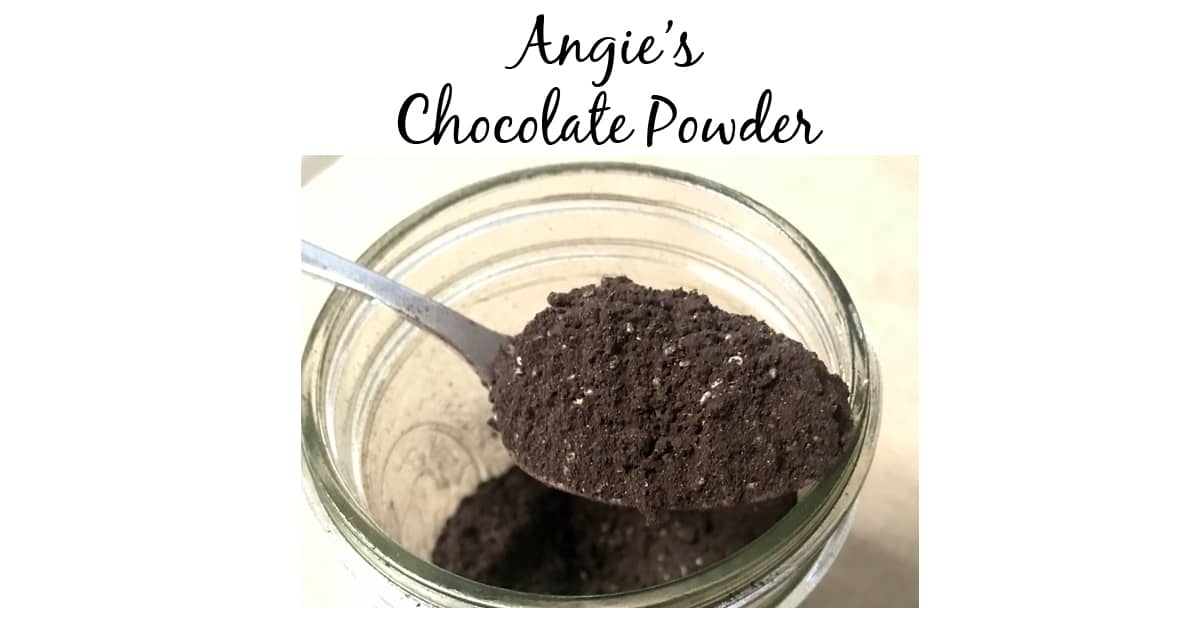 A Simple To Make Better Than Cocoa Chocolate Powder