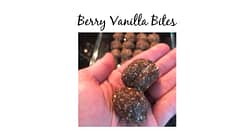 Eat a better snack and try these berry vanilla bites