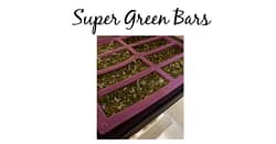 Featuring Your Super's Super Green mix, these green bars are an excellent detox treat and a staple in my kitchen. Perfect for a grab-and-go meal or snack!
