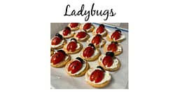Are you planning a garden party? You must make these beautiful ladybugs for your garden party appetizer! Simple to make and will make all the guests say wow.