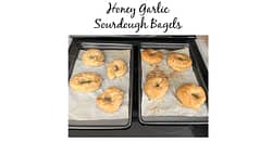 Making sourdough bagels is easier than you think! When I first saw sourdough bagel recipes I rolled my eyes. Try this easy-to-make sourdough bagel recipe.