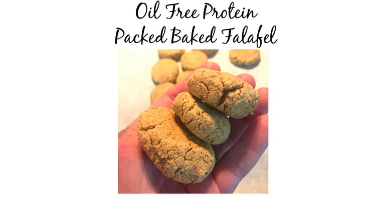 Sure To Please Simple Oil-Free Protein Packed Baked Falafel