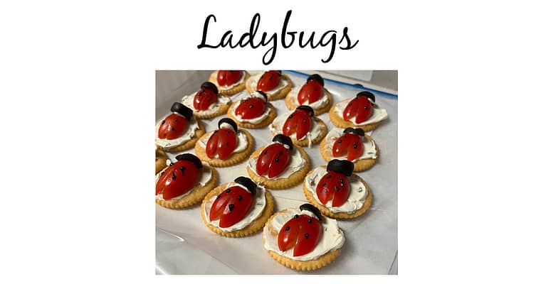Make Beautiful Ladybugs For Your Garden Party Appetizer